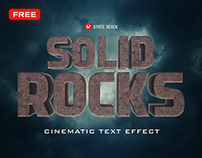 FREE | Solid Rock Photoshop Text Effect