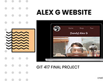 Alex G Website (GIT 417 JS Final)