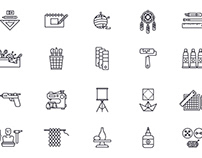 Art & Craft Line Icons