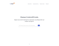 huEvent Landing Page UI Design