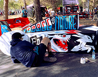 Painting - Barcelona's F1 Circuit