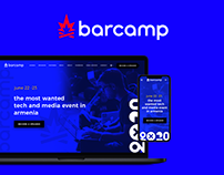 BarCamp Yerevan 2021: Event branding & website