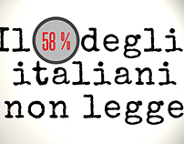 Il 58% degli italiani non legge...