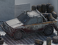 Zombie Apocalypse Survival Jeep