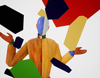 Two avant-garde artists in three dimensions