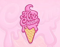 Logo Heladería Mix Cream
