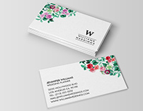 Elegant Wedding and Event Planner Business Cards