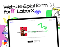 LaborX. Website & platform UI