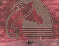 Arabian Horse Head Logo Graphic