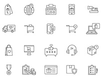Marketplace Line Icons