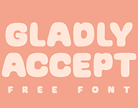 FREE Commercial Use Font | Gladly Accept