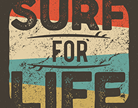 Vintage Surf Logo