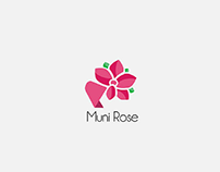 Branding - [Muni Rose] paper flowers company logo
