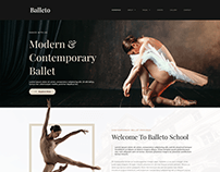 Balleto - Ballet School Elementor Template Kit