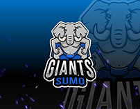 Giant Elephant Sumo Esport Logo Template