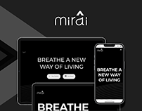 Mirai website- Web Design and Development