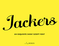 Jackers - An Exquisite Script Shiny Font