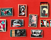 Twin Peaks Matchboxes