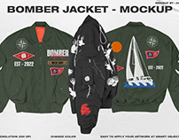 Bomber Jacket - Mockup (1 free)