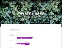 Vue Material Kit