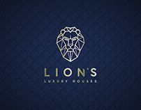 Lion's Luxury Houses. Branding and Social Media.