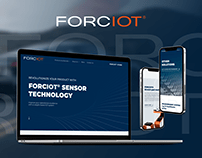 UX/UI Design, Redesign for FORCIOT company