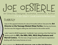 Joe Oesterle's Resume