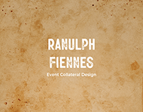 Ranulph Fiennes Event Collateral Design