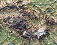 Laugavegur ULTRA maraþon map