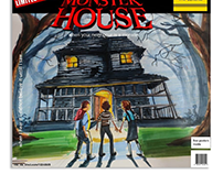 Monster house comic cover.