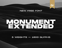 Monument Extended — New Free Font