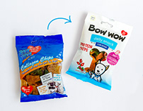 Packaging design for dogs snacks