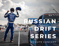 Russian Drift Series - Website Concept