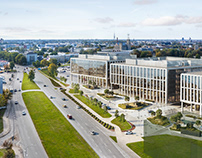 Office center in Latvia