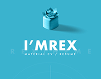 I'mRex - Material CV / Resume