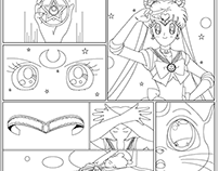 Anime "Sailor Moon" - Illustartion