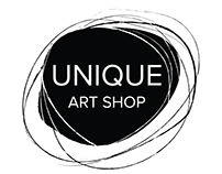 Unique art shop-Logo design