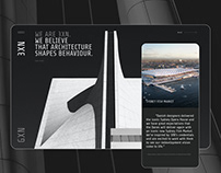 Architectural Bureau website concept
