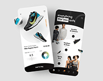 Sportswear Online Store Concept