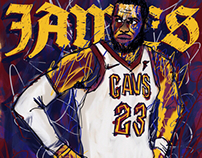 NBA Allstar Digital Paintings