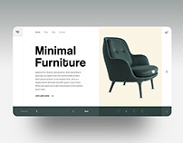 Minimal Furniture Design // UI Daily