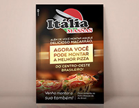 Material de Divulgação - Pizza no Itália Massas