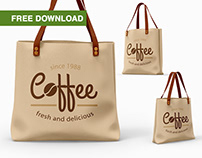 Free PSD-mockups | Canvas Bags