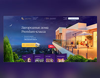 UI UX One Page Luxery House