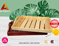 AMR WOODEN TRAY