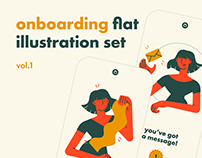 2021 | UI | Onboarding Flat Illustration Set Vol.1