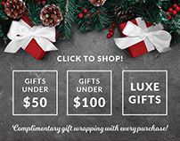 Governors Club: Holiday Gift Guide Marketing
