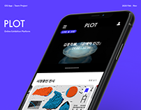 PLOT, Online exhibition Platform App Service