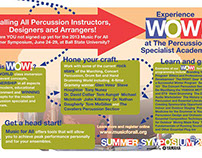 Recruitment Infographic, 2013 MFA Summer Symposium
