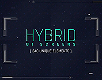 Hybrid Ui Screens(After Effects Project)